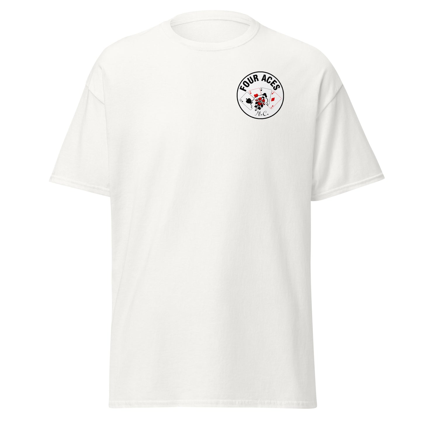 Four Aces MC Club Shirt - Original Club Logo - Adult Sizes