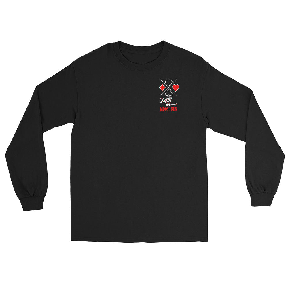 Men’s Official Four Aces 74th Annual Moose Run Long Sleeve Shirt