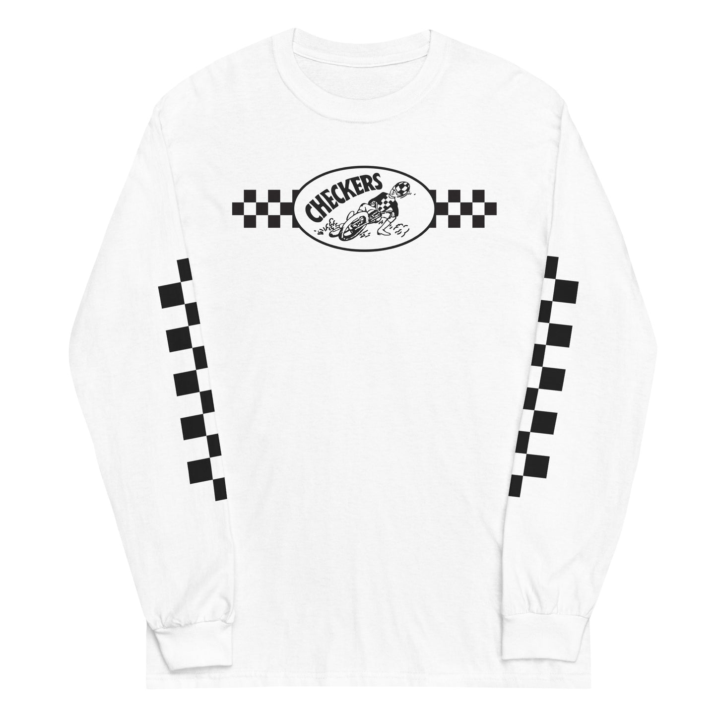 Checkers MC Men’s Long Sleeve Sleeve Shirt - Official Club Apparel