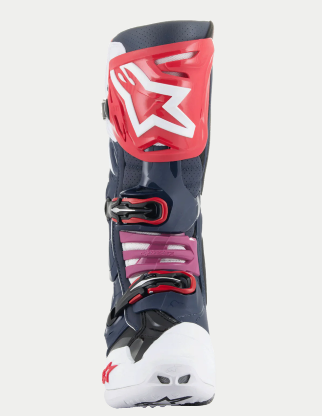 Alpinestars Tech 10 Supervented Night Navy/White/Rainbow Boots