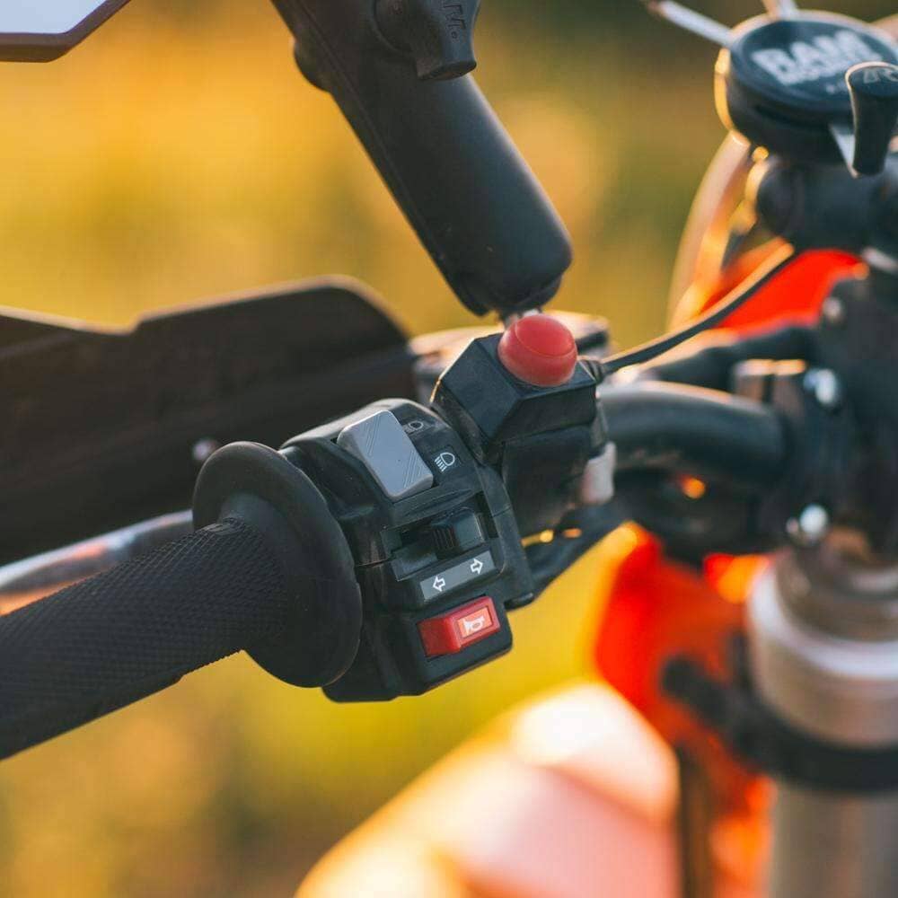 Rugged Radios Complete Motorcycle Communication Kit with Heavy-Duty OFFROAD Cables - MOTO MAX Radio Kit