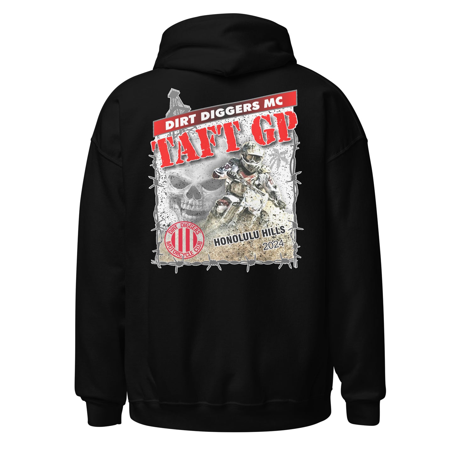 Dirt Diggers 2024 Taft Grand Prix Event Hoodie - Adult Hoodie - District 37 NGPC