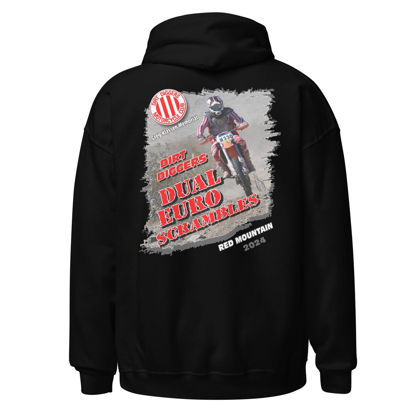 Adult Dirt Diggers 2024 Dual Euro Scrambles Event Hoodie