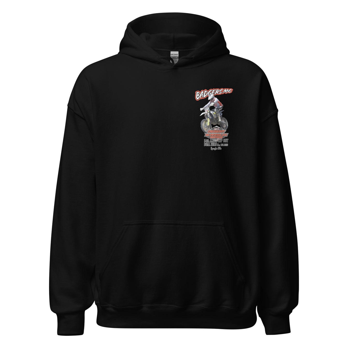 Hoodie - Badgers MC 54th Annual Cop Out Dual Euro Event Shirts - 2023