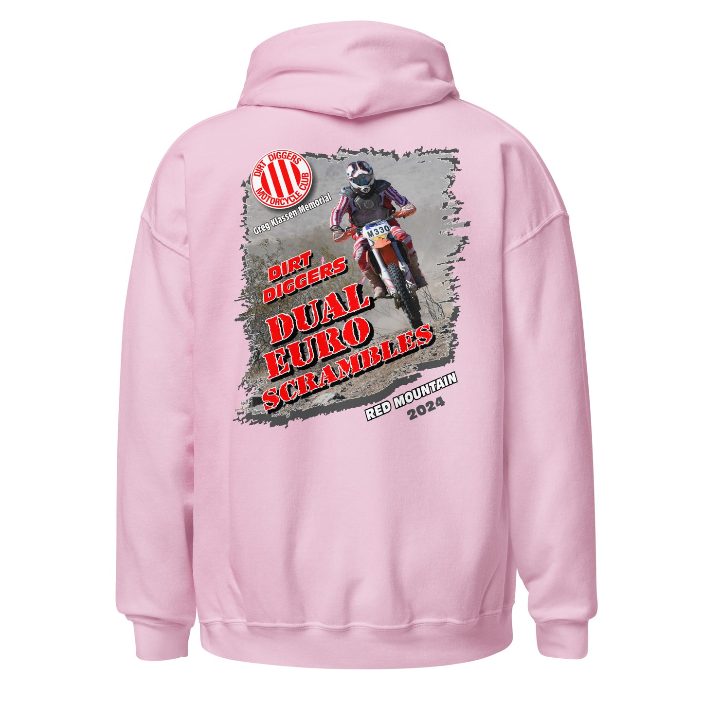 Adult Dirt Diggers 2024 Dual Euro Scrambles Event Hoodie