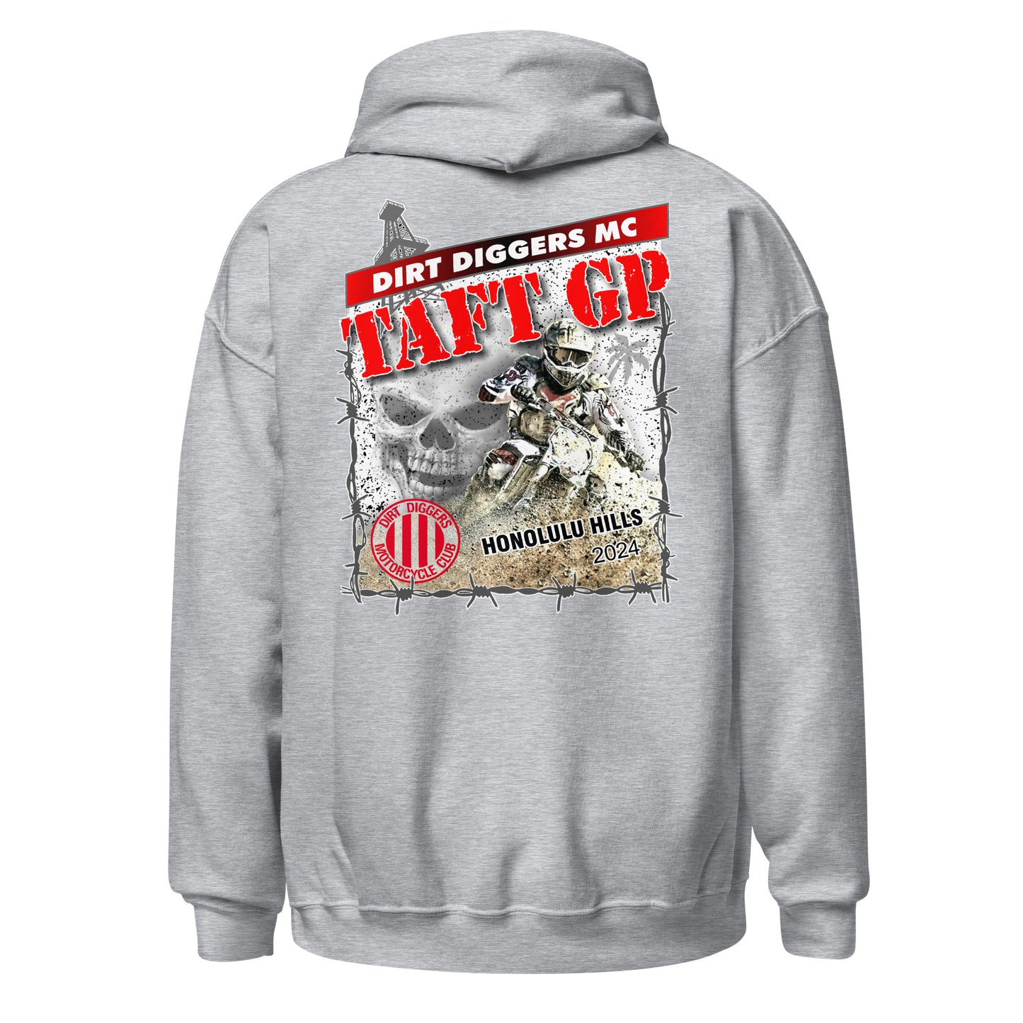 Dirt Diggers 2024 Taft Grand Prix Event Hoodie - Adult Hoodie - District 37 NGPC