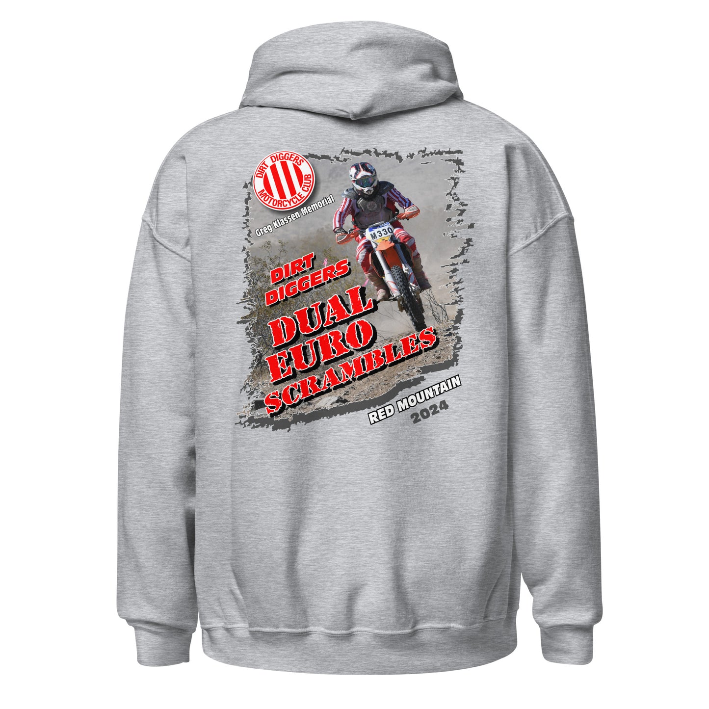 Adult Dirt Diggers 2024 Dual Euro Scrambles Event Hoodie