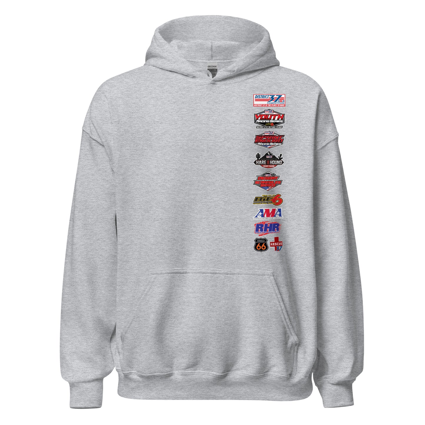 D37 Big 6 Grand Prix Series Hoodie - Adult Size Hoodie