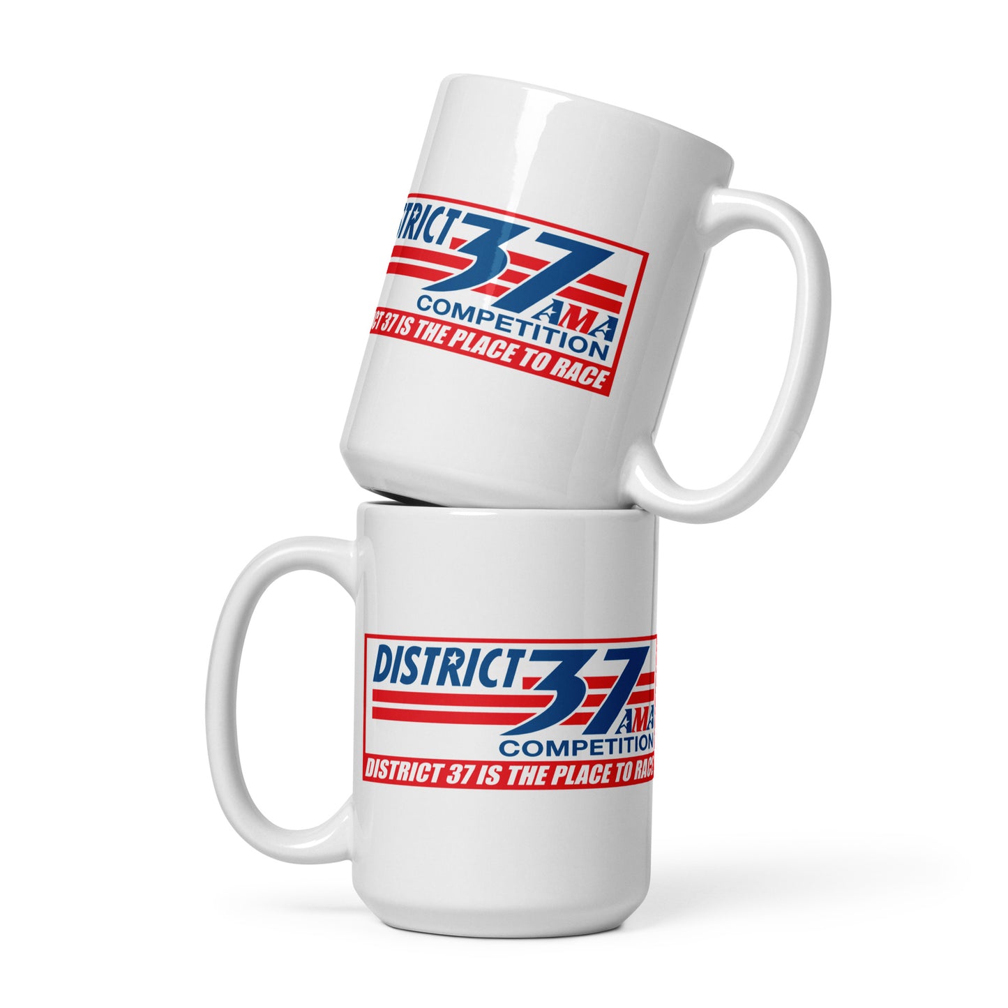 District 37 Series Glossy Coffee Mug - Multiple Sizes