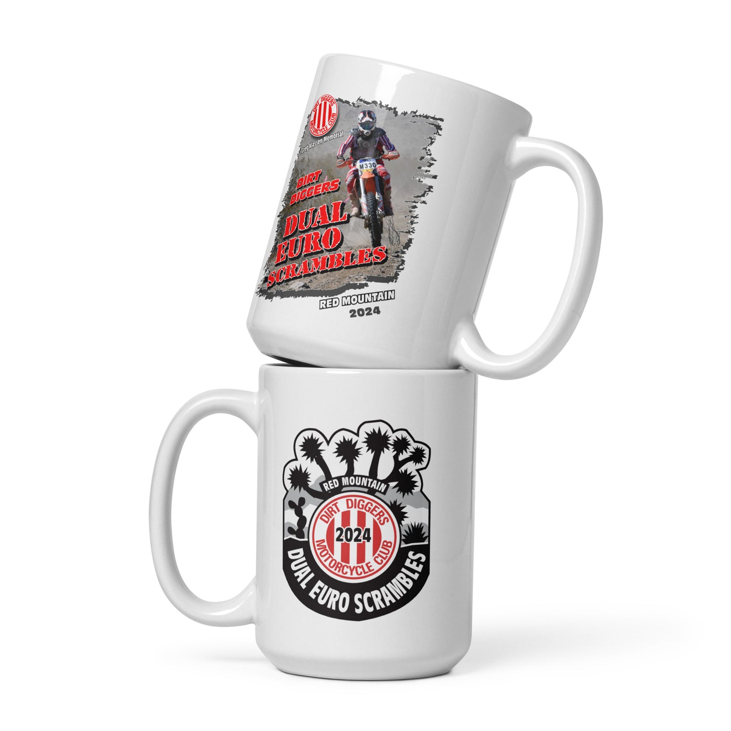 Dirt Diggers 2024 Dual Euro Scrambles Commemorative Mug