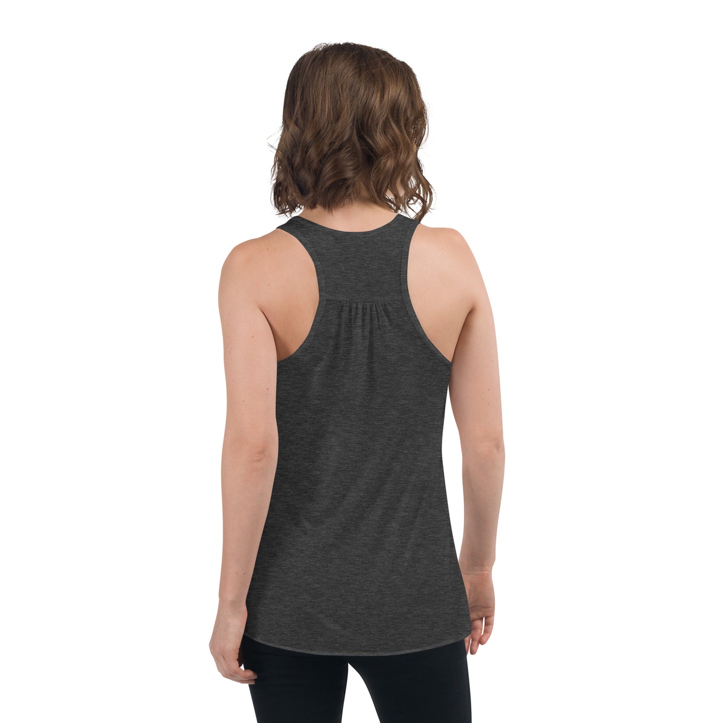 4 Aces Gray Women's Flowy Racerback Tank