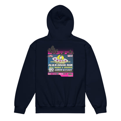 Youth 2024 Alien Dawg Run - Rovers MC & Invaders MC Hare & Hound Event Hoodie