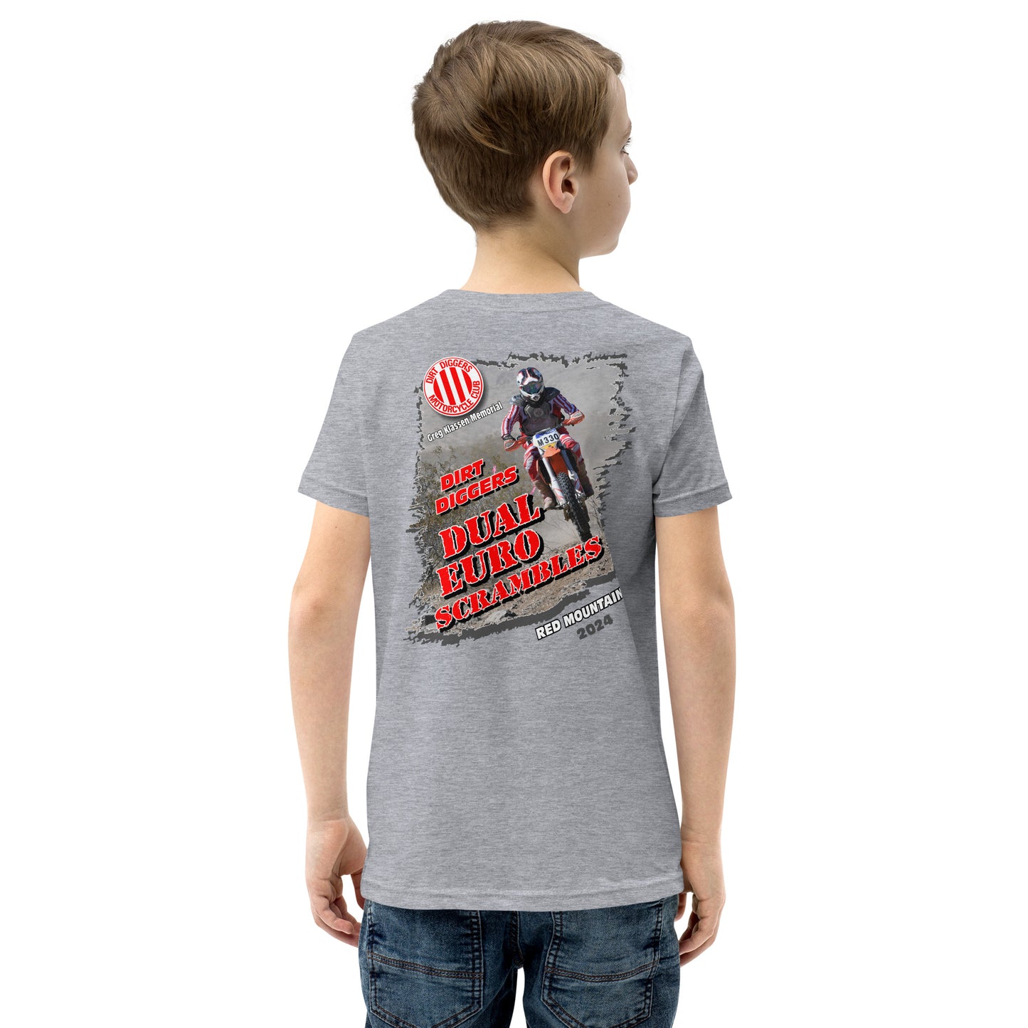 Youth Dirt Diggers 2024 Dual Euro Scrambles Event Shirt