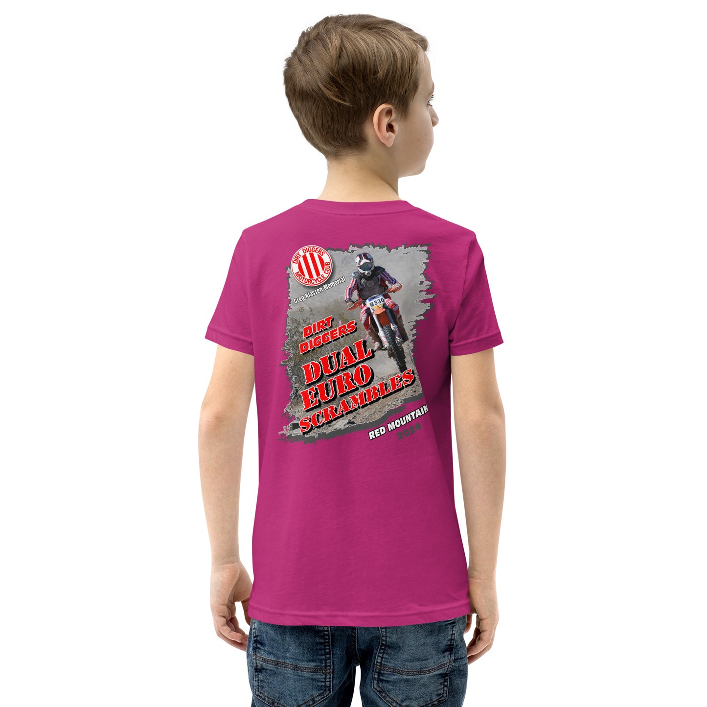 Youth Dirt Diggers 2024 Dual Euro Scrambles Event Shirt