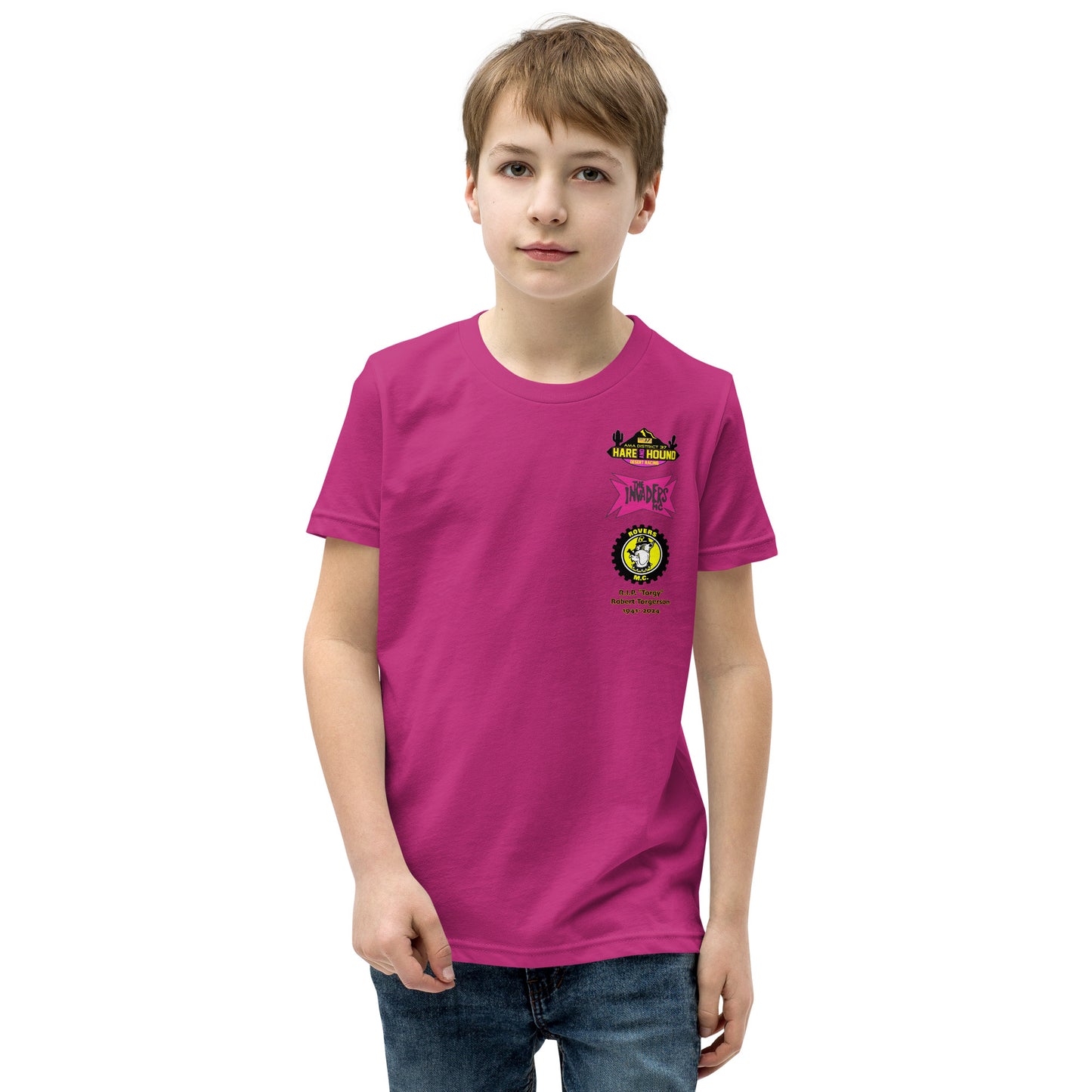 Youth 2024 Alien Dawg Run - Rovers MC & Invaders MC Hare & Hound Event T-Shirt