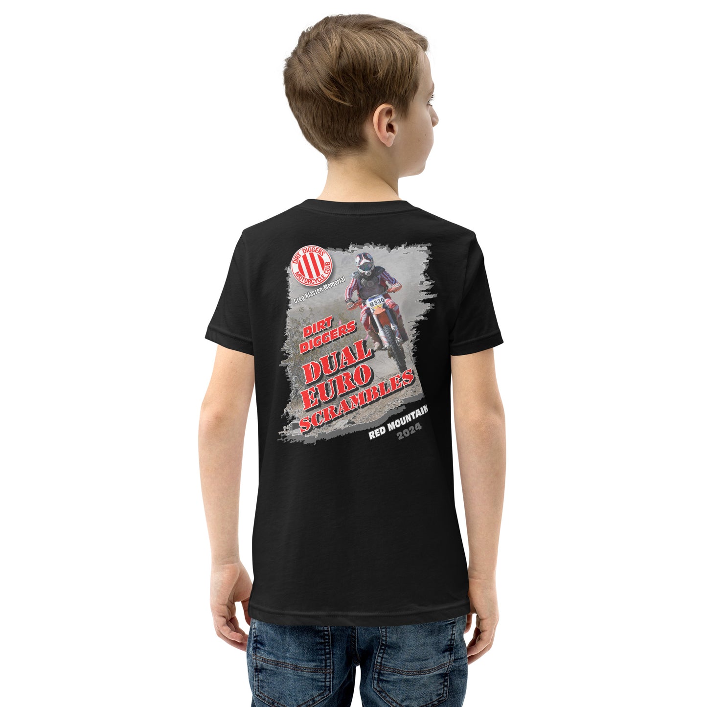 Youth Dirt Diggers 2024 Dual Euro Scrambles Event Shirt