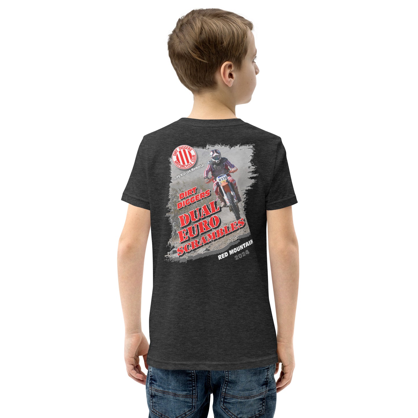 Youth Dirt Diggers 2024 Dual Euro Scrambles Event Shirt