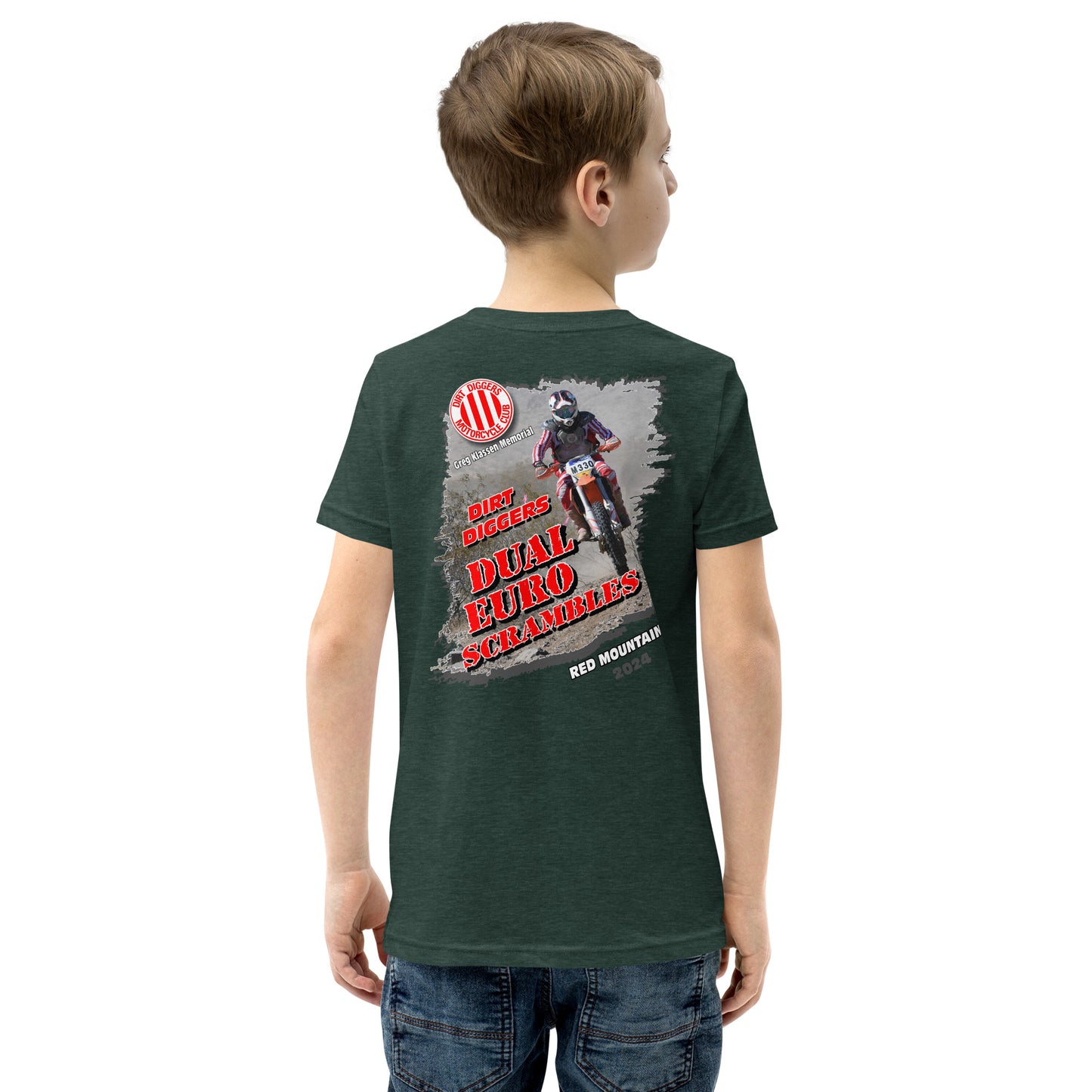 Youth Dirt Diggers 2024 Dual Euro Scrambles Event Shirt