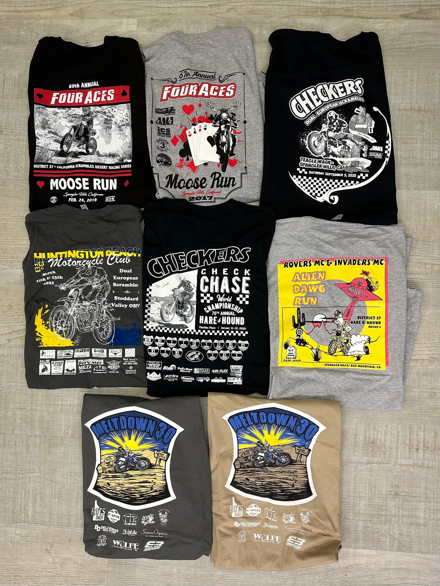Adult 2XL - 8 Pack - D37 Event Shirts