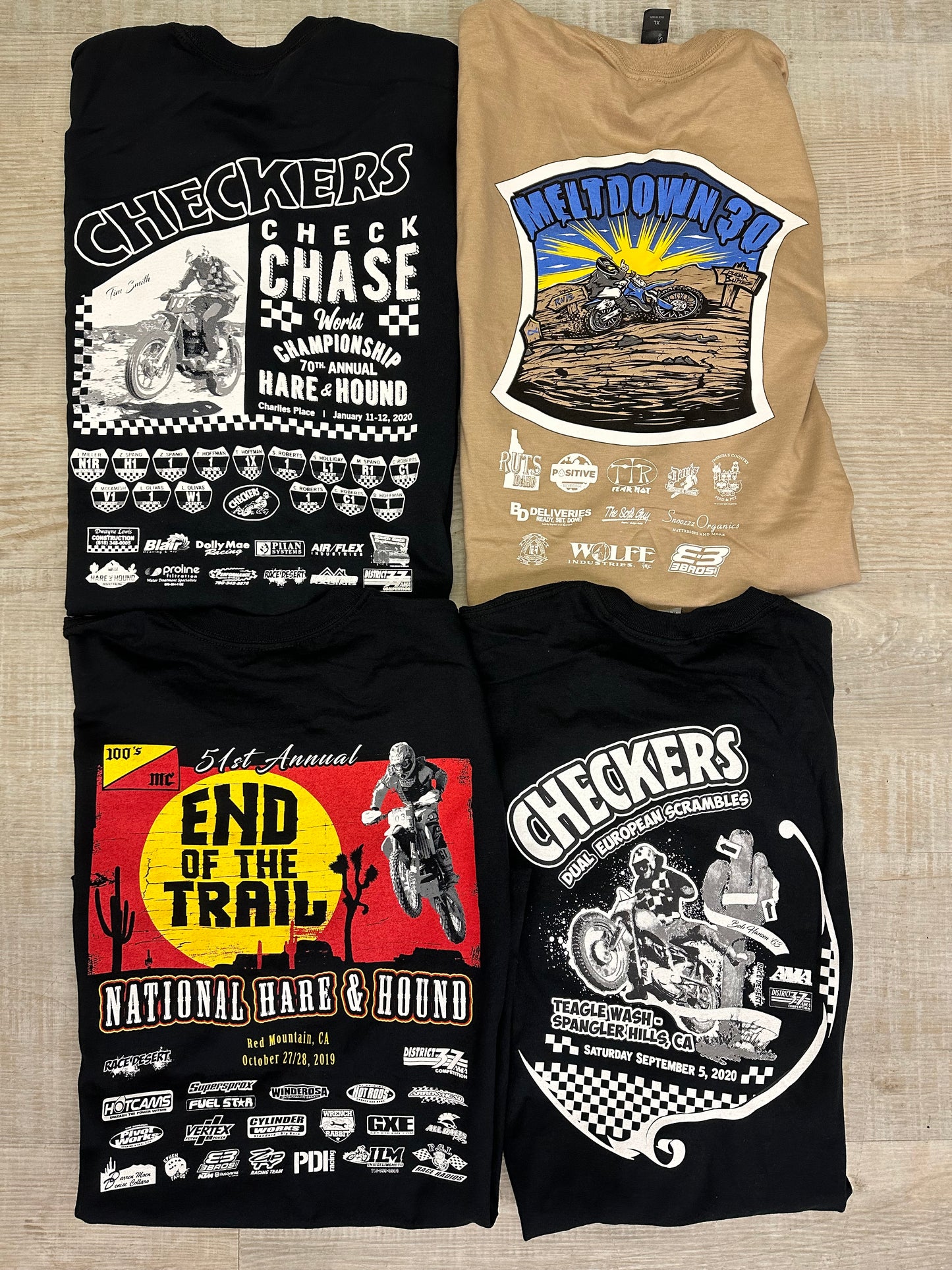 Adult XL - 4 Pack - D37 Event Shirts