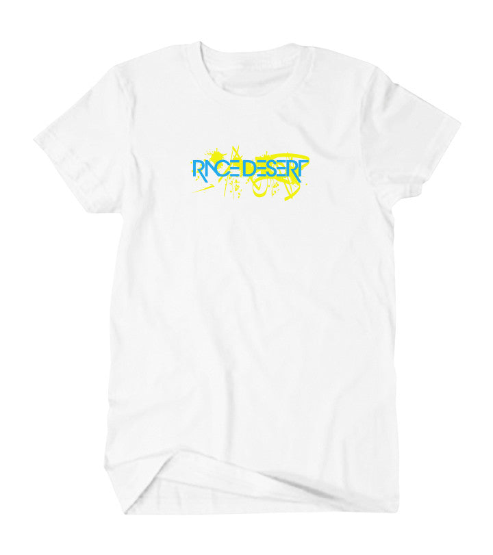 Mens Dirty Beast T-Shirt - White & Retro Colors
