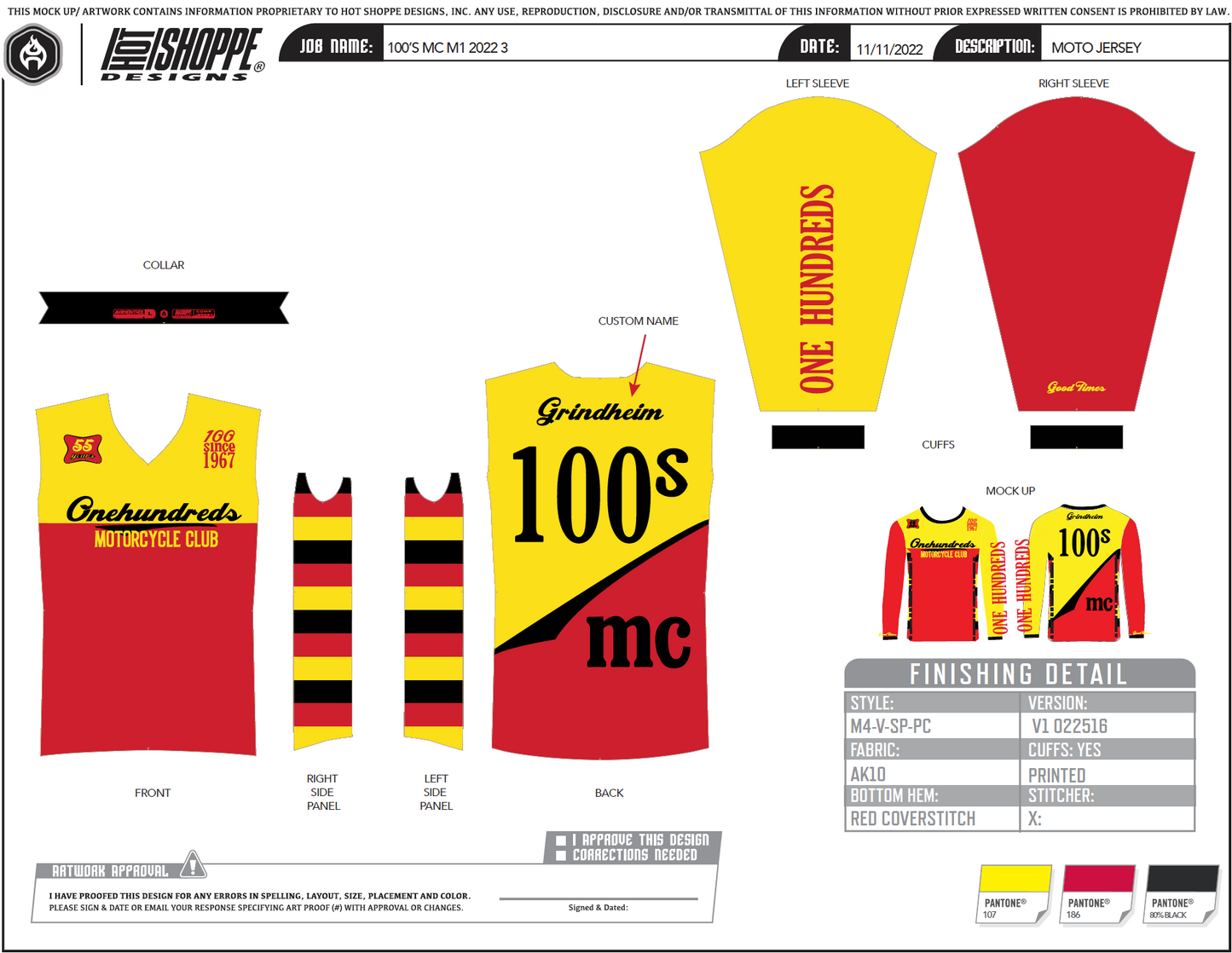 100s 2023 Jersey Pre Order