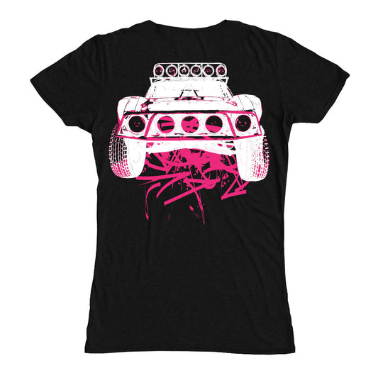 Womens Dirty Beast Deep V-Neck - Black