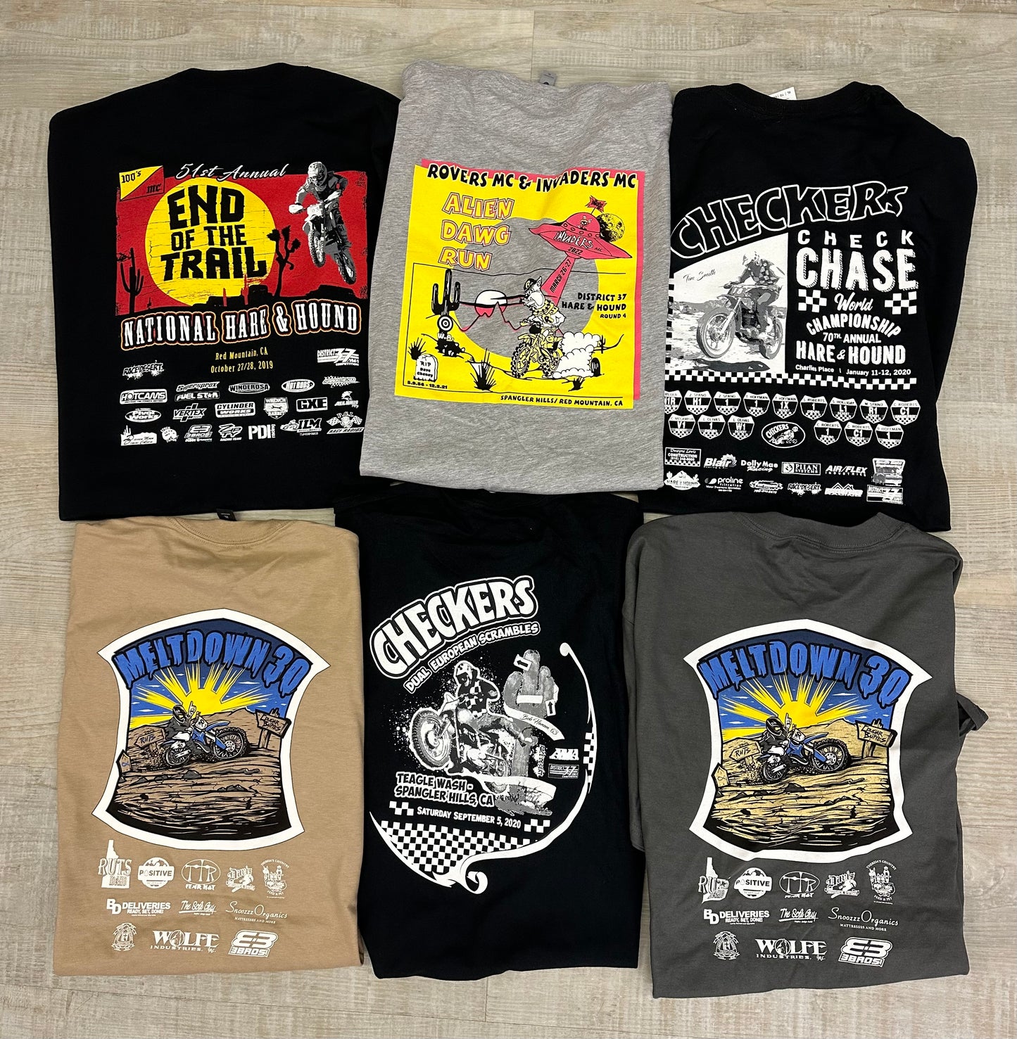Adult XL - 6 Pack - D37 Event Shirts