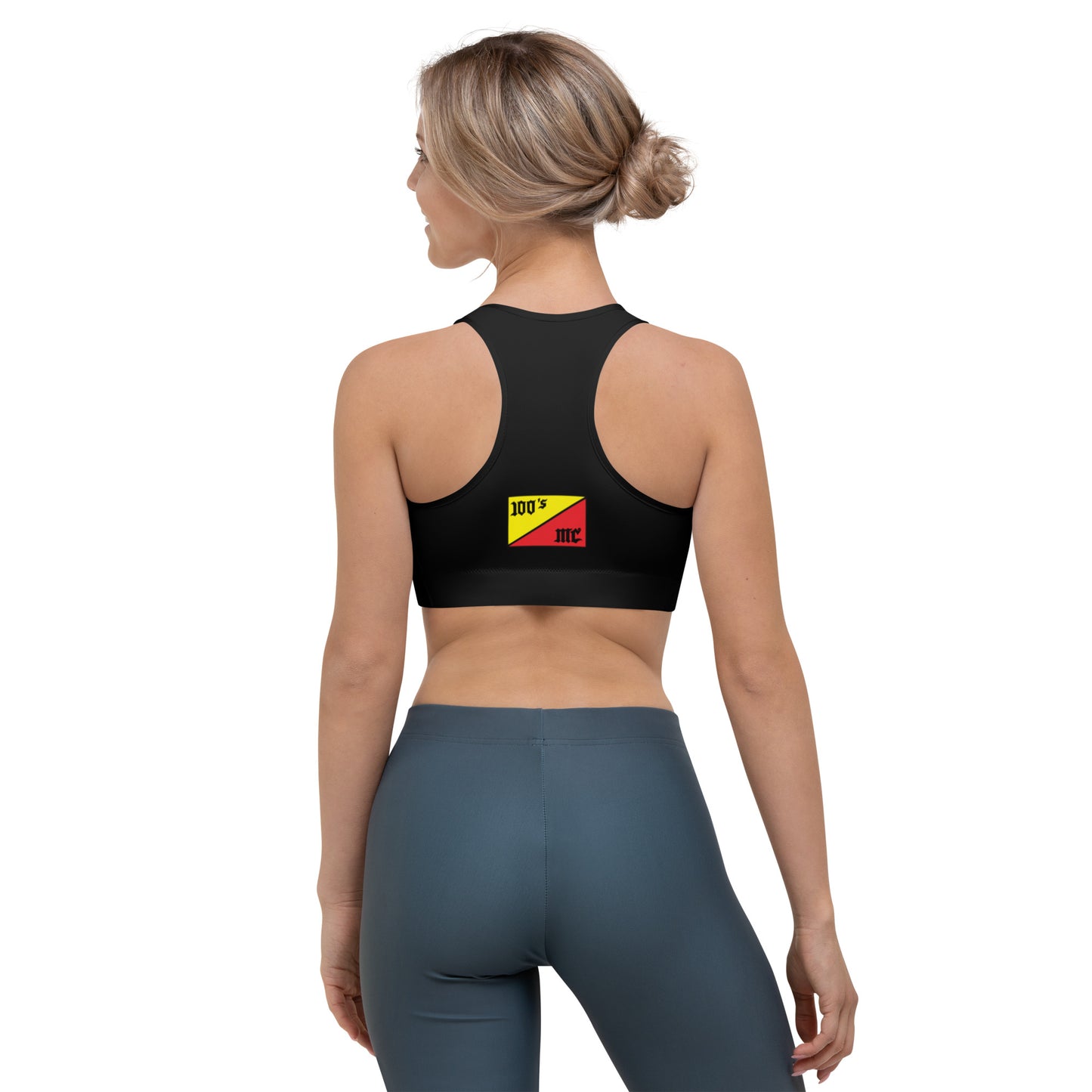 100s MC Club Flag Sports bra
