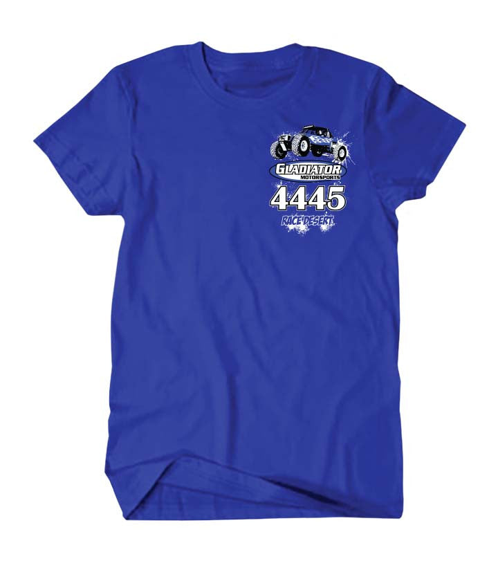 Mens Gladiator Motorsports Ultra4 T-Shirt - Blue