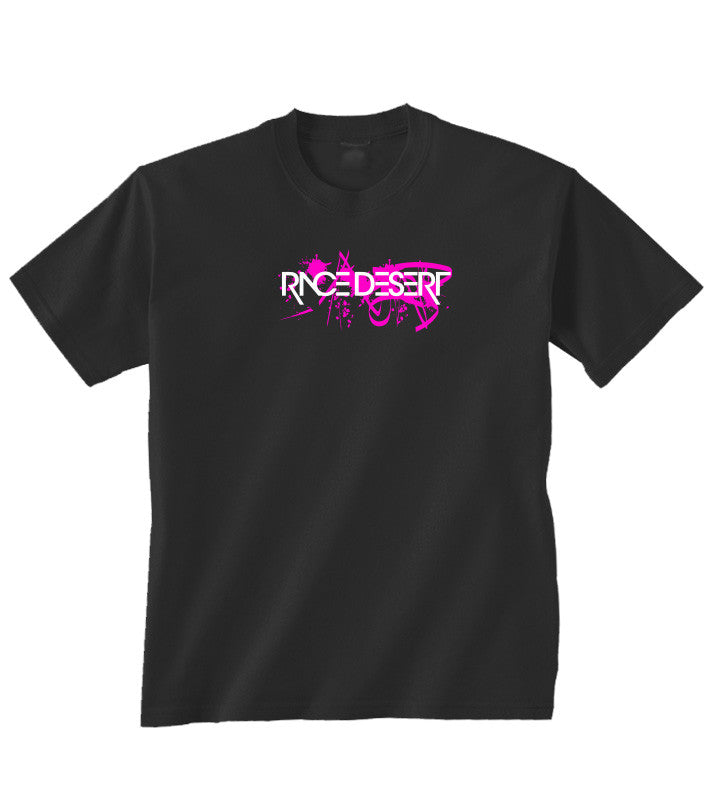 Kids Dirty Beast T-Shirt - Black w/ Pink