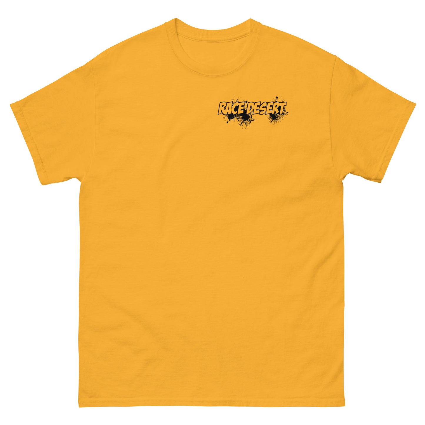 Men's Classic Race Desert Splatter Tee - Black Splatter