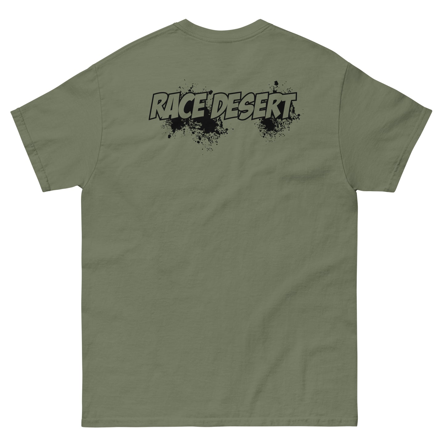 Men's Classic Race Desert Splatter Tee - Black Splatter