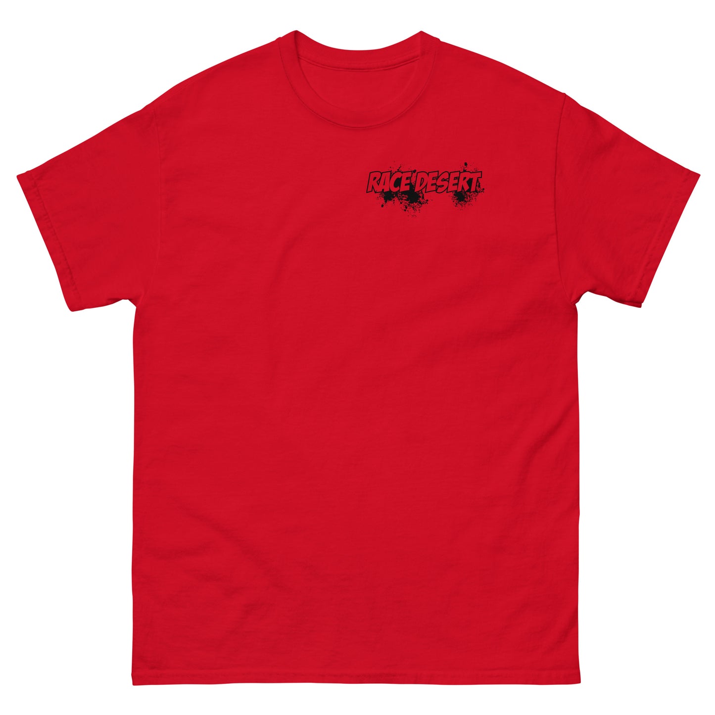 Men's Classic Race Desert Splatter Tee - Black Splatter