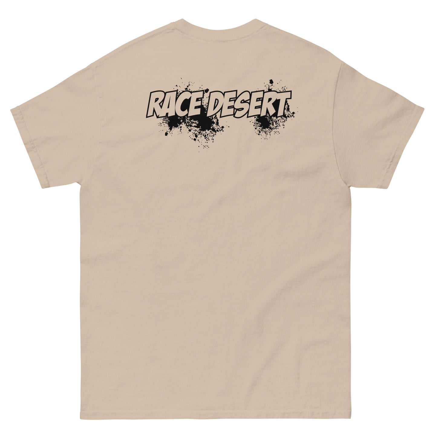 Men's Classic Race Desert Splatter Tee - Black Splatter