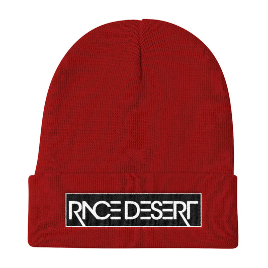 Red Race Desert Stencil Beanie