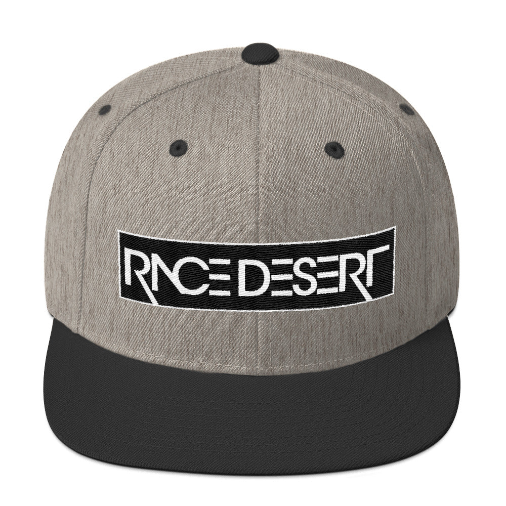 Race Desert Stencil Snapback Hat