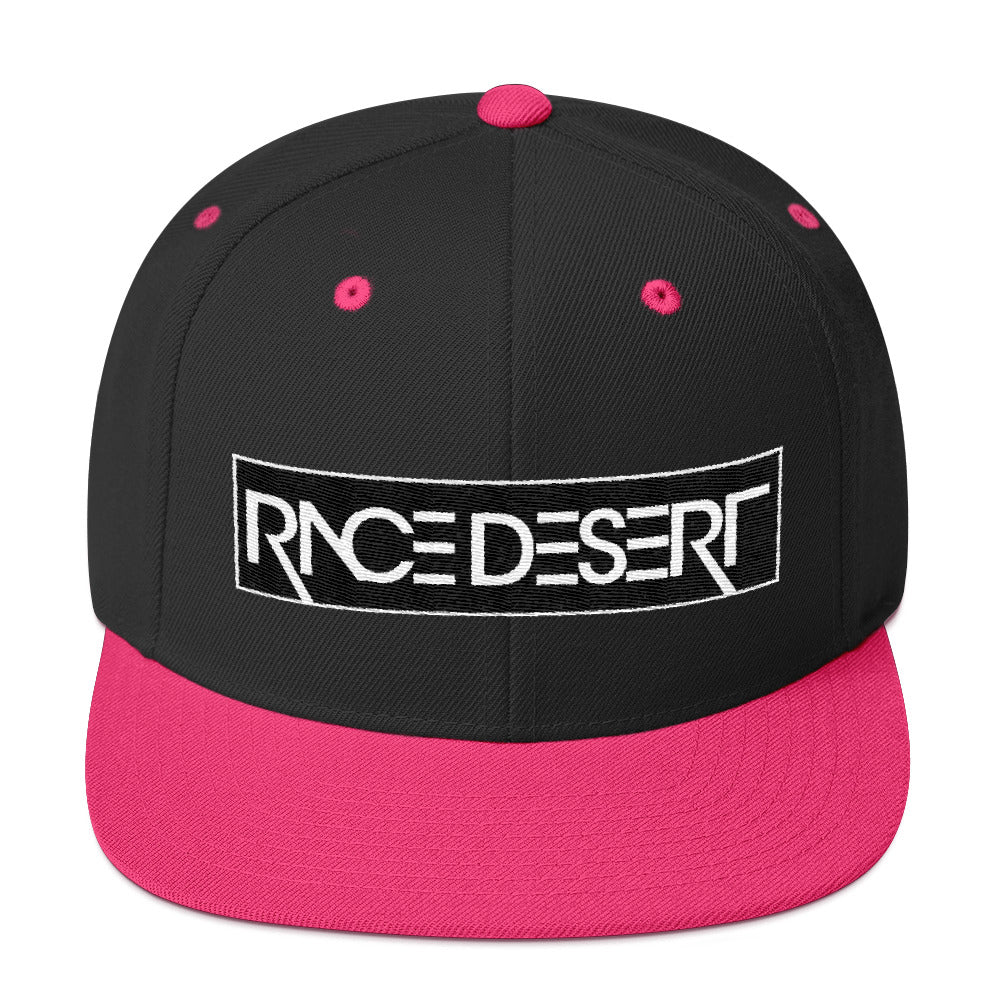 Race Desert Stencil Snapback Hat