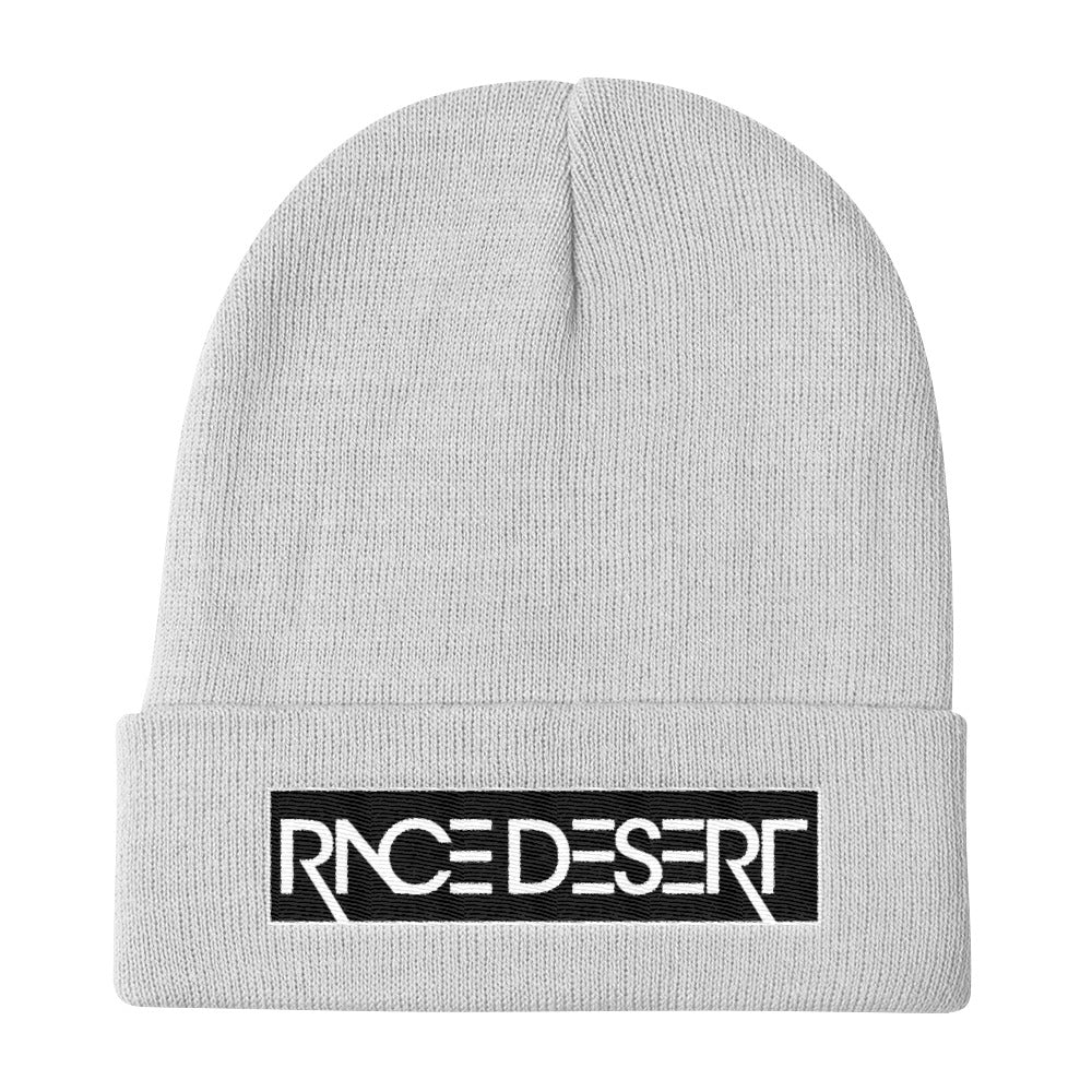 Blue Race Desert Stencil Beanie