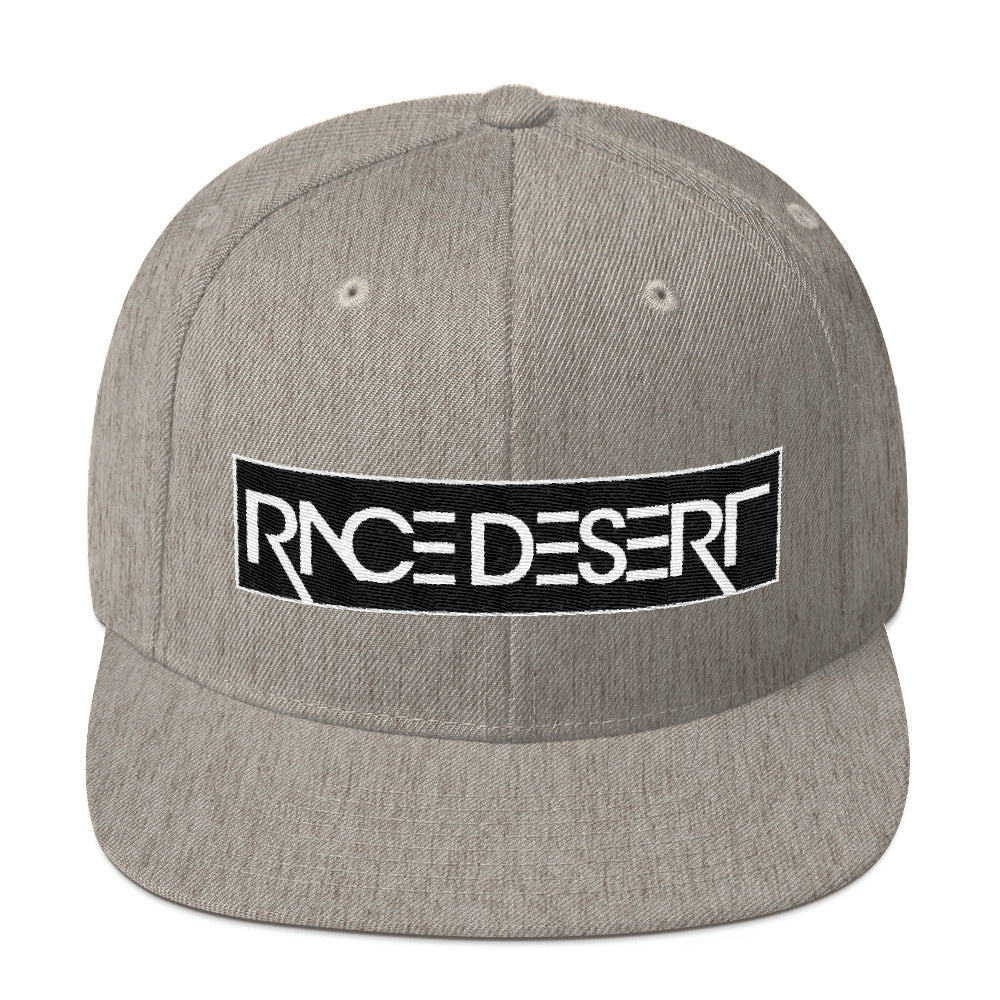 Race Desert Stencil Snapback Hat