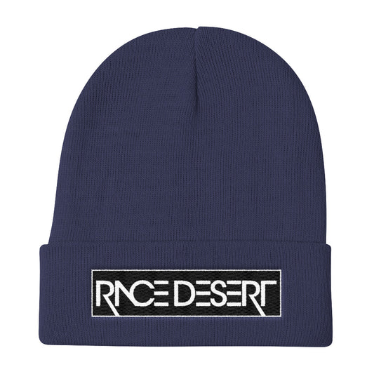 Blue Race Desert Stencil Beanie