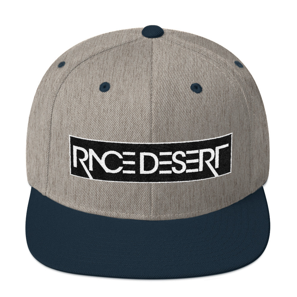 Race Desert Stencil Snapback Hat