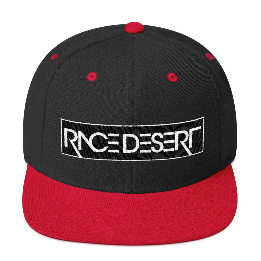 Camo Race Desert Stencil Snapback Hat