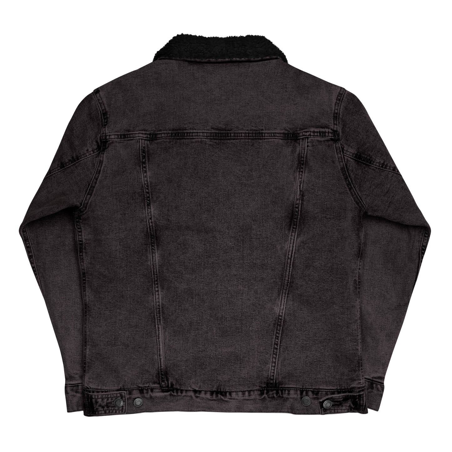 Denim Jacket with Embroidered 100s MC Flag
