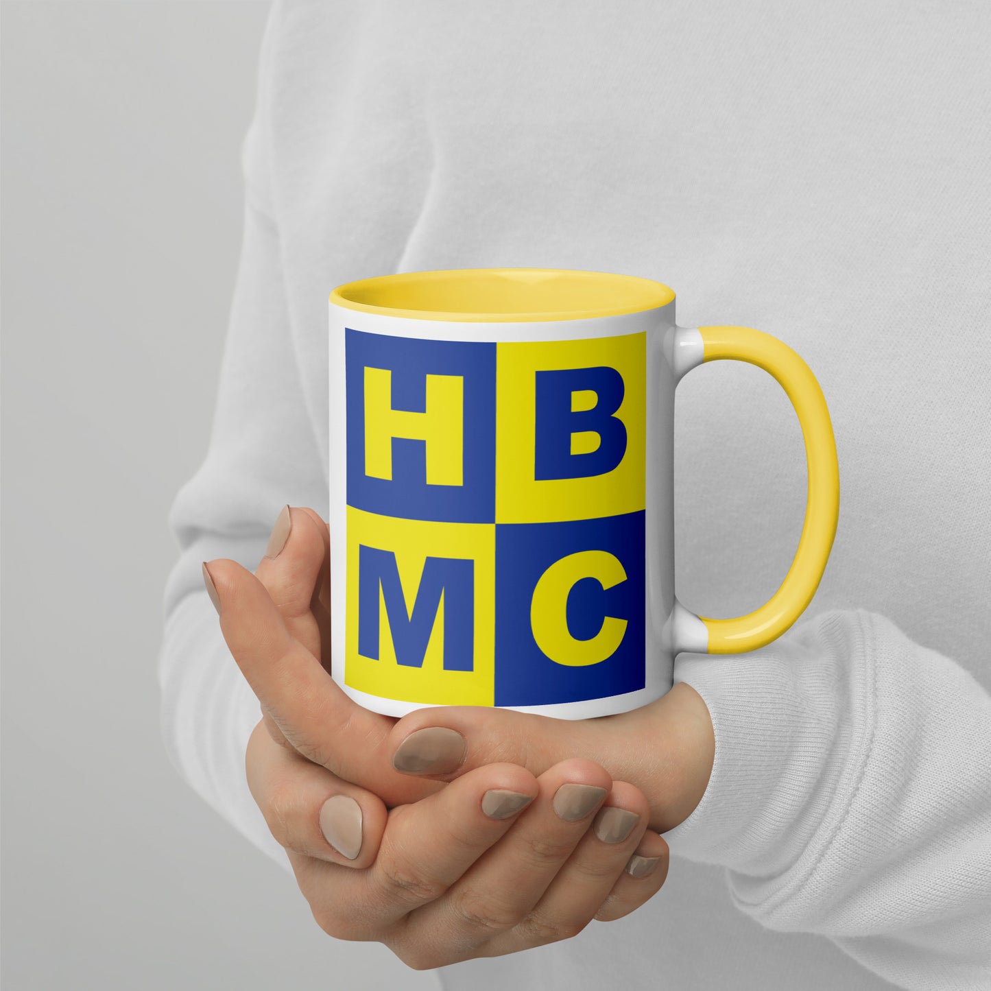 HBMC Club Mug with Yellow Inside