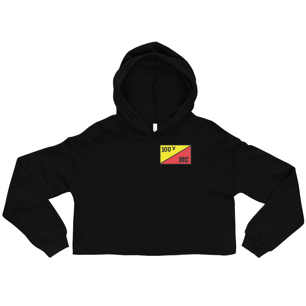 100s MC Club Member Crop Hoodie - OG 100s Flag