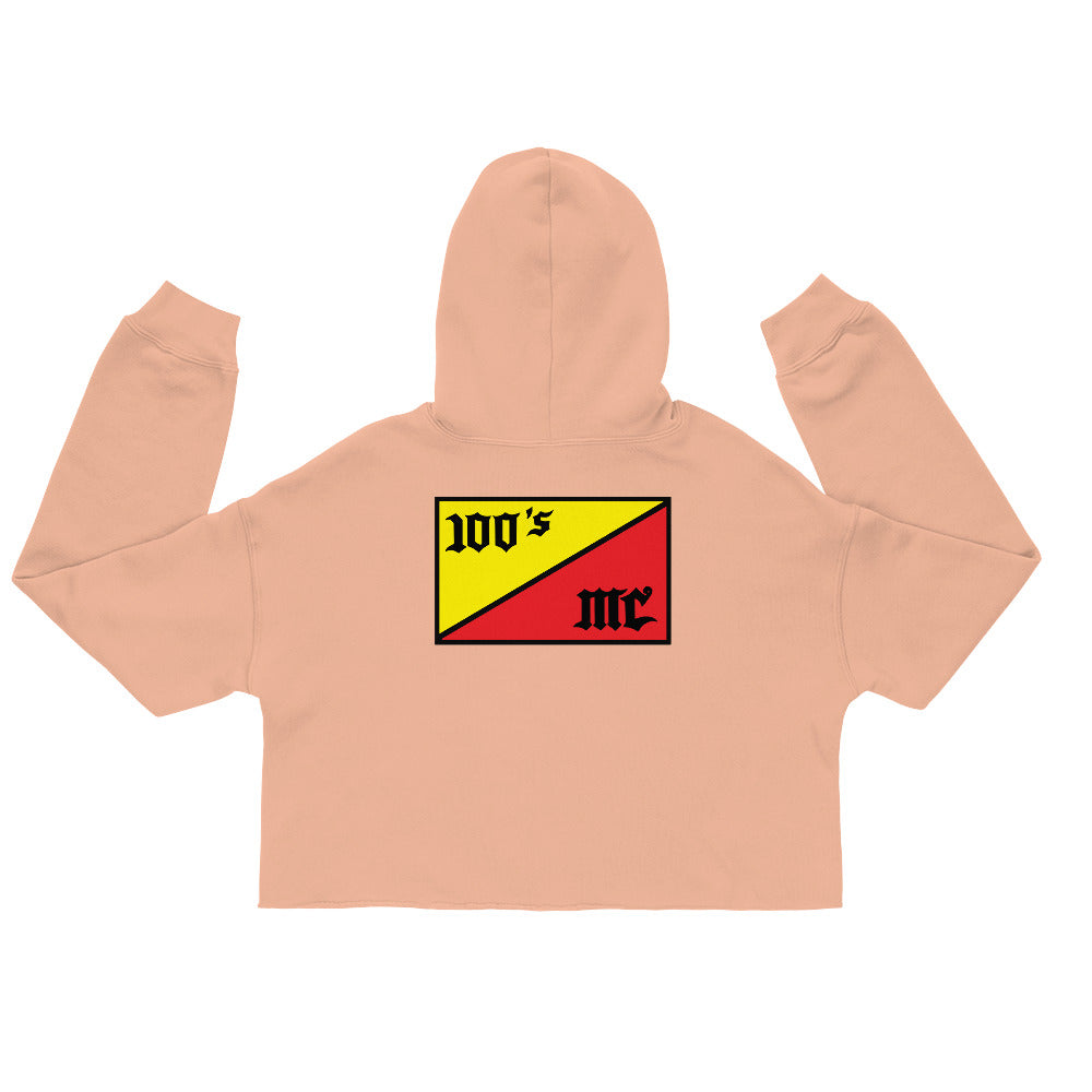 100s MC Club Member Crop Hoodie - OG 100s Flag