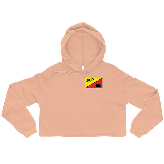 100s MC Club Member Crop Hoodie - OG 100s Flag