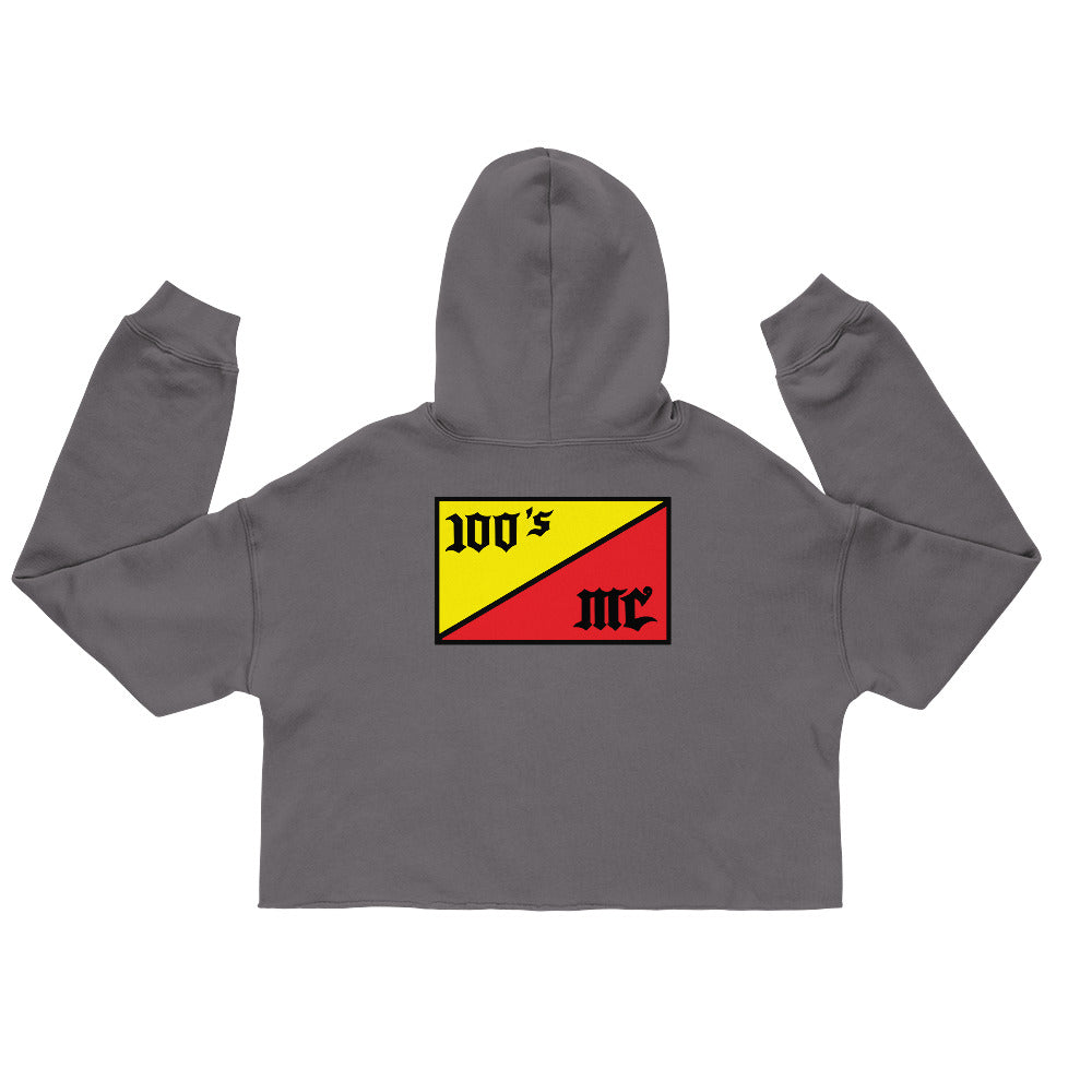 100s MC Club Member Crop Hoodie - OG 100s Flag