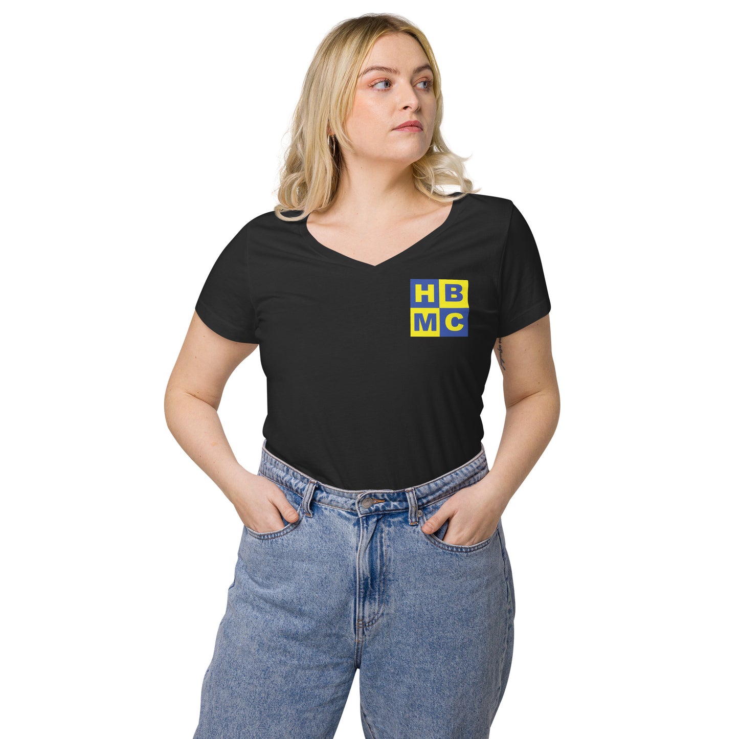 Women’s HBMC Fitted V-Neck Shirt